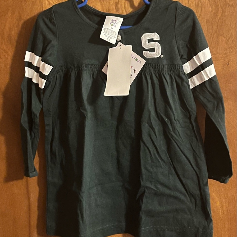 Sara Lynn togs MSU Michigan State University Dress Size 2t